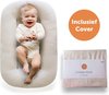 Tubudu Baby Snuggle Organisch Babynestje - Inclusief  Gratis Tencel Cover - Luxe Babynest - Kraampakket - Natuurlijk Materiaal - Wit
