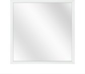 Spiegel met Luxe Aluminium Lijst - Mat Zilver - 30 x 30 cm