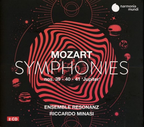 Ensemble Resonanz, Riccardo Minasi - Mozart: Symphonies Nos. 39 40 & 41 (2 CD)
