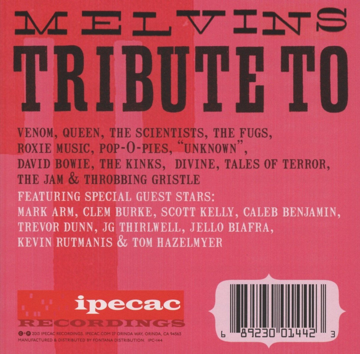 Melvins - Everybody Loves Sausages (CD)