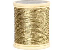 Creotime DMC metallic draad, goud, 40 m