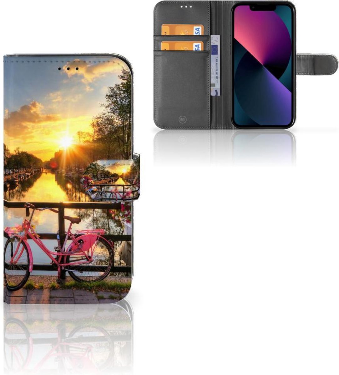 Apple iPhone 13 Flip Cover Amsterdamse Grachten