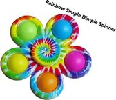 Simple Dimple Spinners- Fidget Toys - Pop it - Regenboog Spinner -  Kinderen cadeautip - Rainbow spinners