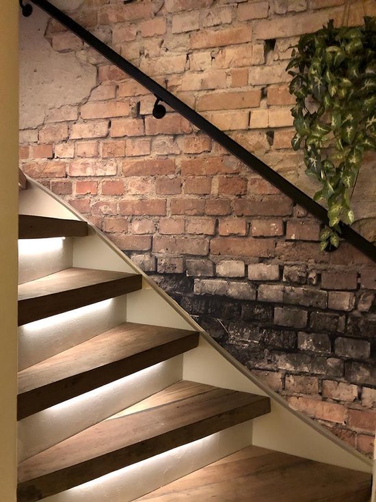 Escalier éclairage LED Pour L'intérieur – Blanc Neutre – Pour 1 à 15 Marches D'escalier Par 1 Mètre 0,5 M Connecteur | En Option Avec Variateur