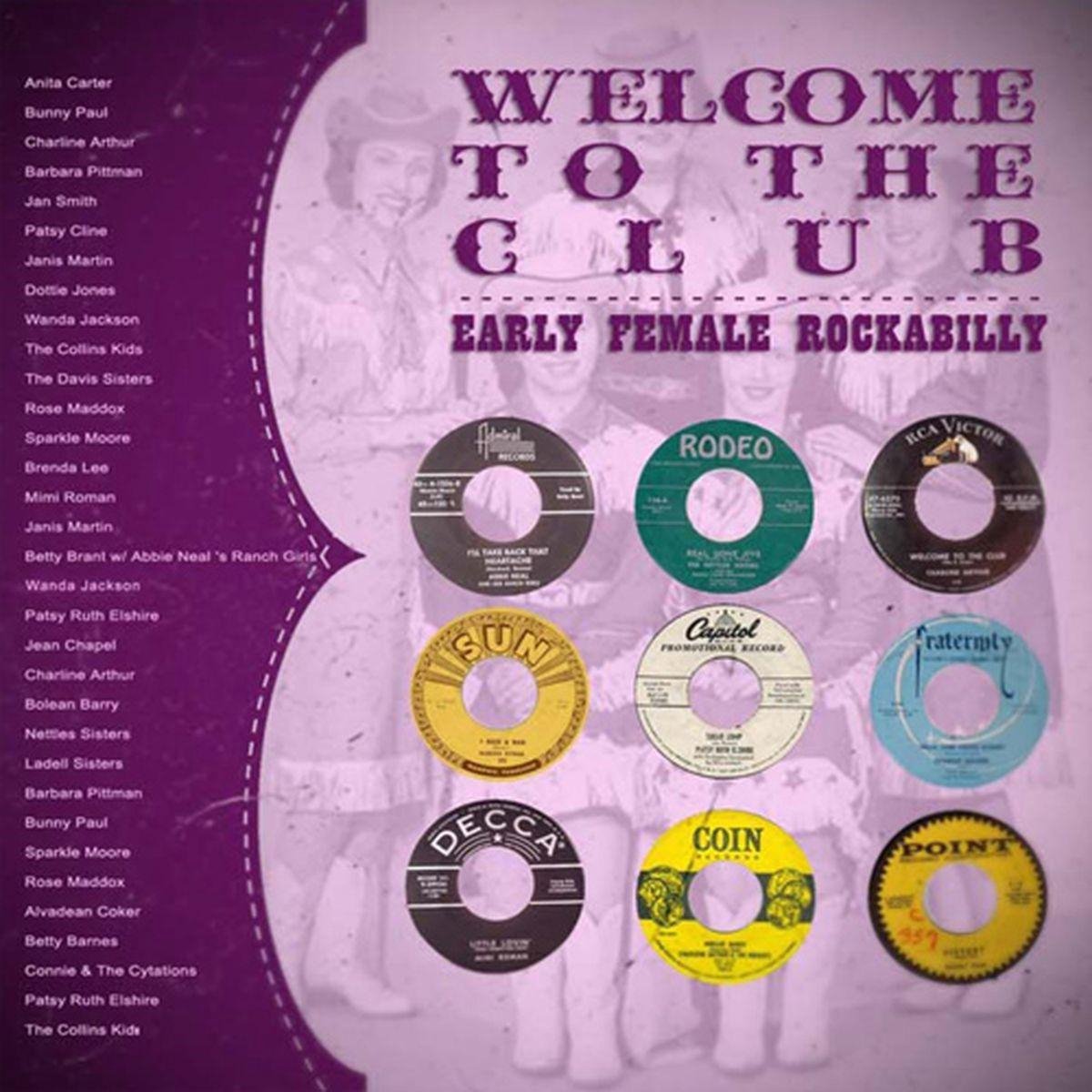 Various Artists - Welcome To The Club - Early Female Rockabilly (CD)