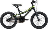 Bikestar 16 inch Alu Mountainbike kinderfiets, zwart / groen