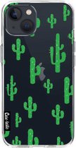 Casetastic Apple iPhone 13 Hoesje - Softcover Hoesje met Design - American Cactus Green Print