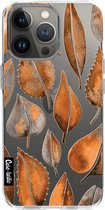 Casetastic Apple iPhone 13 Pro Hoesje - Softcover Hoesje met Design - Cascading Leaves Print