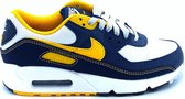 Nike Air Max 90 Sneakers -Wit/Blauw/Geel - Maat 38.5