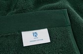 Kepri Handdoek - Bottle Green - 2 stuks - Duurzaam - 700 gr/m2 - 50 x 100 cm