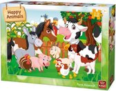 kinderpuzzel Farm Animals 12 stuks