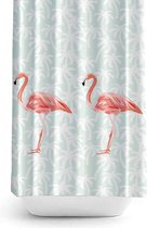 Zethome - Douchegordijn 120x200 cm - Badkamer Gordijn - Shower Curtain - Waterdicht - Sneldrogend en Anti Schimmel - Wasbaar en Duurzaam - Flamingo