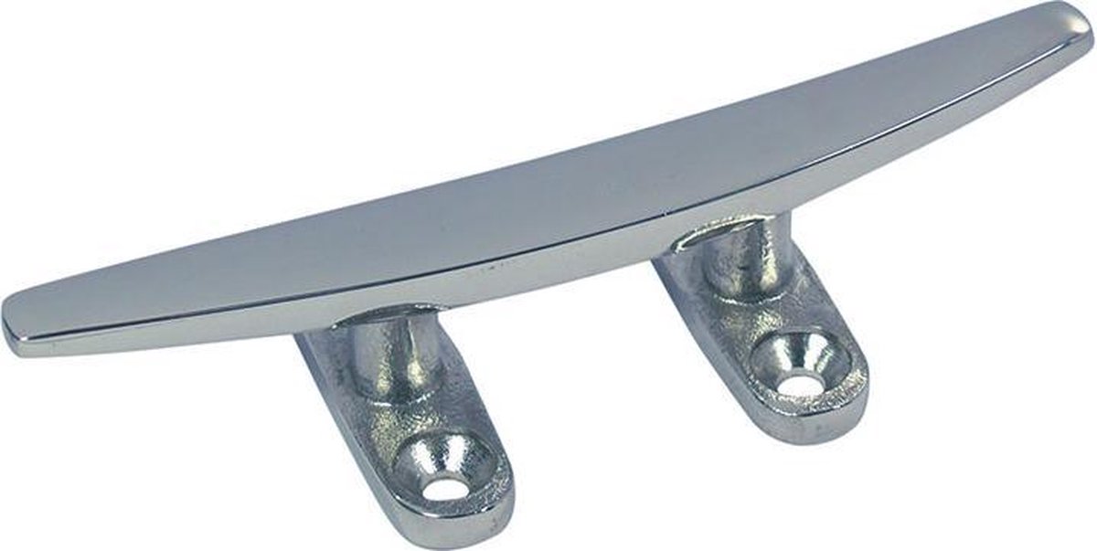 Boot kikker vlak met 4 schroefgaten - RVS - 125mm