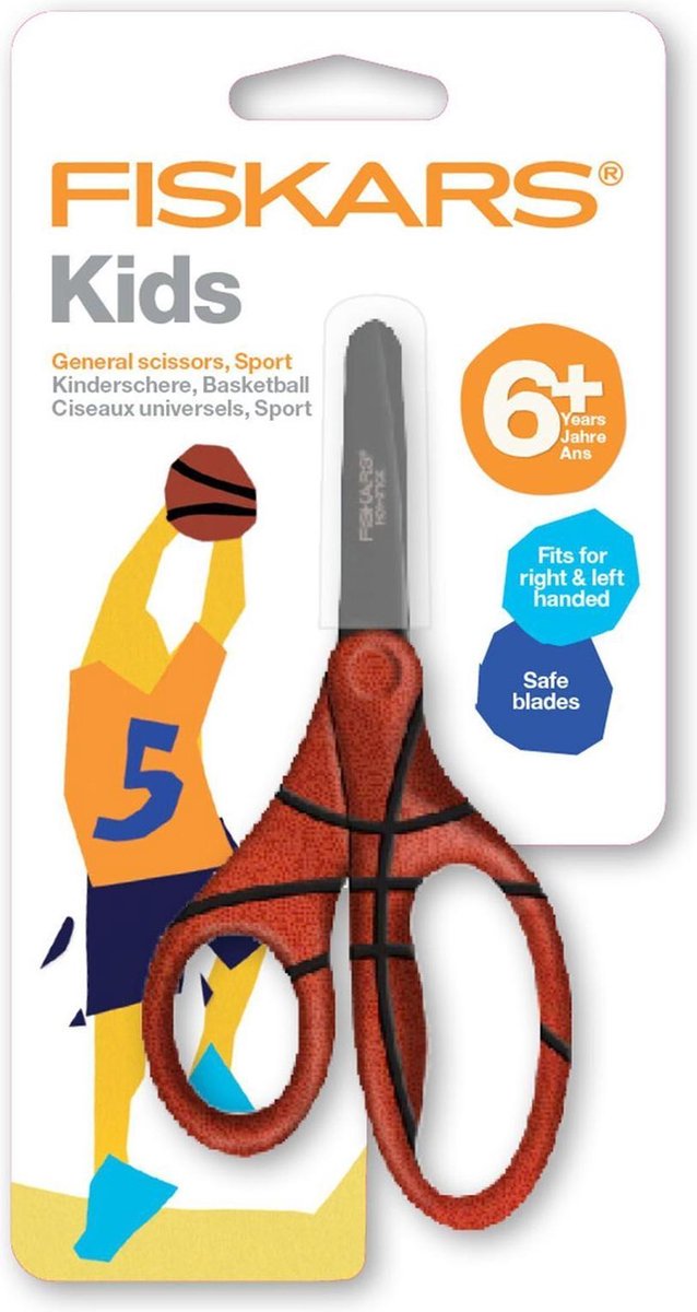 Kinderschaar, l: 13,5 cm, b: 6,5 cm, basketbal, 1stuk