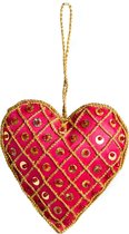 Pendentif Ornement Traditionnel Coeur Alternatief Rouge (17 cm)