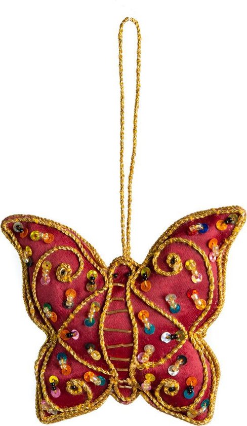 Pendentif Ornement Papillon Traditionnel (15 cm)