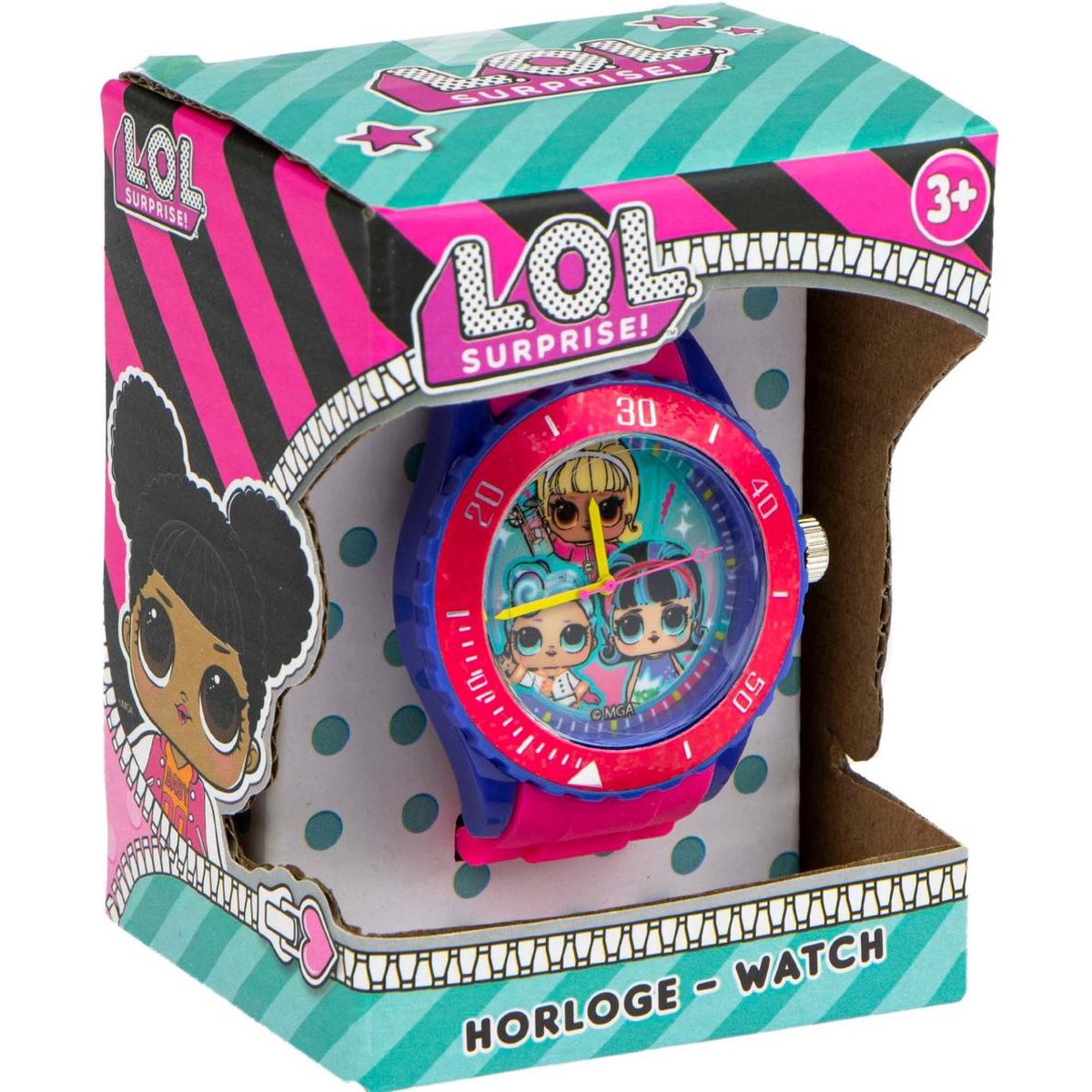 Montre LOL Surprise pour filles analogique Montre LOL Surprise bol