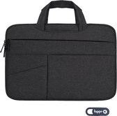 LAPPR® - Venusta III - Laptoptas - Laptophoes - Laptop Sleeve - Laptophoes 14 inch - Laptophoes 15 Inch - Zwart + Gratis Webcam Cover