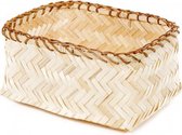 opbergmand bamboe naturel maat M