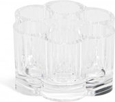 make-up houder 9,2 x 5,8 cm transparant