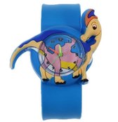 Akyol - Dinosaurus horloge - Slap on horloge - Dieren horloge - Dino horloge - Cadeau voor peuters en kinderen jongens en meisjes - 20 cm