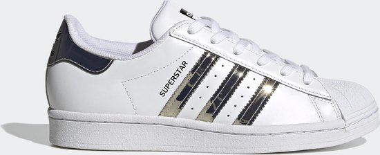 zonde Gentleman vriendelijk inhoud adidas Superstar W Dames Sneakers - White/Silver Metallic - Maat 36 |  bol.com