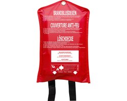 Smartwares FEX-15900 - Blusdeken Beginnende brand - 1,6x1,8 Meter - Snel te gebruiken - Incl ophangoog
