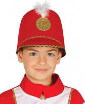 hoed majorette junior vilt rood one-size