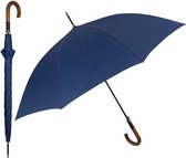 paraplu stormbestendig 93 x 114 cm microvezel navy
