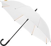 golfparaplu automatisch en windproof 125 cm wit