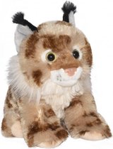 knuffel lynx junior 20 cm pluche beige