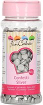 FunCakes Sprinkles Taartdecoratie - Confetti - Zilver - 60g