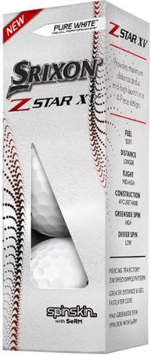 SRIXON Z-STAR XV UNISEX 12-PACK van Merkloos — afbeelding 2