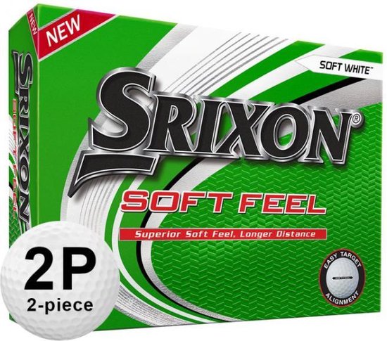SRIXON SOFT FEEL 12-PACK White van Merkloos — afbeelding 5