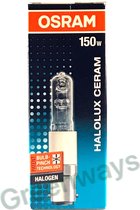 Osram Halolux Ceram Halogeen Buis 150Watt B15D Helder 64498