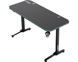 Fourze Overskies gaming desk/ gaming bureau zwart/groen