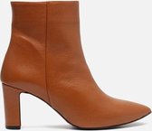 Linea Zeta Enkellaarsjes cognac - Maat 37