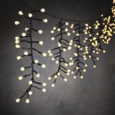 Luca Lighting - Pegel bes wit 130led IP44 8 function controller en timer - l120xb30cm - Woonaccessoires en seizoensgebondendecoratie