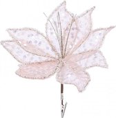 decoratieclip Amaryllis 20 x 22 cm roze