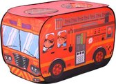 Speeltent brandweer auto - Kindertent - Speelhuis - Speelgoed - Pop-up