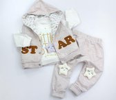 kledingsetje-baby-3-delig- baby outfit- met capuchon