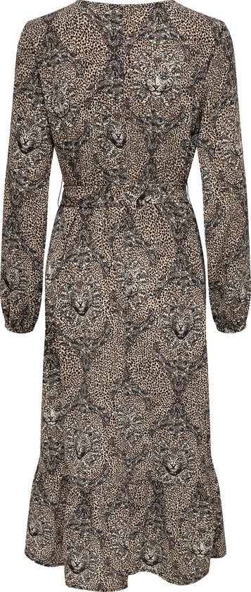 ONLY ONLNOVA LUX L/ S AMY LONG DRESS AOP WVN Robe pour femme - Taille S |  bol.com
