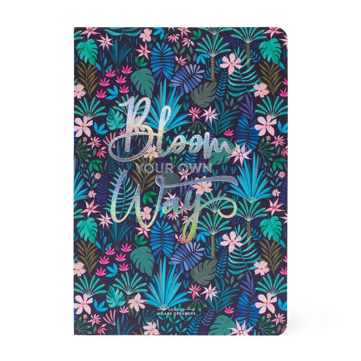 Legami Notitieboek A5 - Bloom Your Own Way Gelinieerd