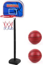 Gamint® Kids Basketbalpaal - Basketbal Voor Kinderen - Basketbal Standaard - Basketbal Spel Voor Kinderen - Basketbalbord Kinderen - In Hoogte Verstelbare Paal - 51CM Tot 115CM Hoog
