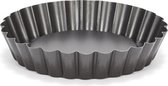 taartvorm 10 x 2 cm staal antraciet