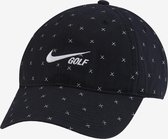 Nike H86 Washed Golf Club Cap - Golfpet Voor Volwassenen - Zwart - One Size