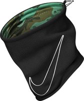 Nike Therma-Fit Reversible Neckwarmer - Zwart/Groen en Leger Print Groen - One Size