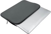 Laptop sleeve voor  Acer Swift - hoes - extra bescherming -Dubbele Ritssluiting - Soft Touch - spatwaterbestendig - 14,6 inch ( Grijs )