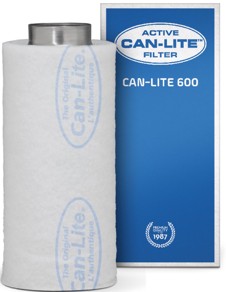 Can Lite - Koolstof filter - 600m3 -geur -stof -passief