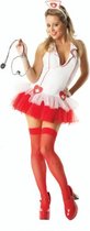 verkleedpak Miss Medic dames wit maat M